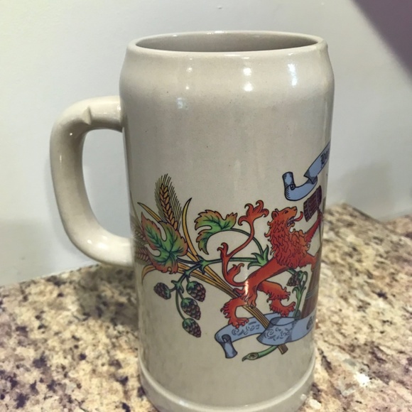 Vintage West German Gurz large stoneware beer liter 🍺 Stein - Picture 3 of 15